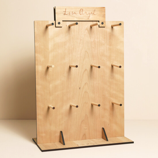 Small POS Stand with double sided logo